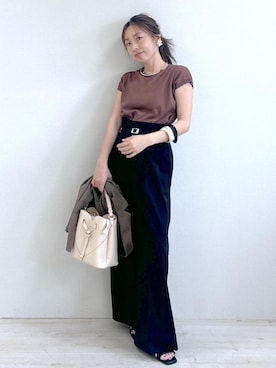 「アイテム（テーラードジャケット）」を使った、yukaさん（レディース・152cm・40代）の夏コーディネート