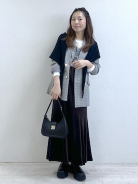 yukaさん(レディース・152cm)の秋コーディネート