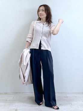 「VIS（ビス）のアイテム」を使った、yukaさん（レディース・152cm）の春コーディネート