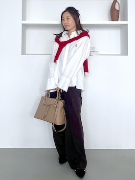 「アイテム（シャツ/ブラウス）」を使った、yukaさん（レディース・152cm・40代）の夏コーディネート