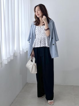 「VIS（ビス）のアイテム」を使った、yukaさん（レディース・152cm）の春コーディネート