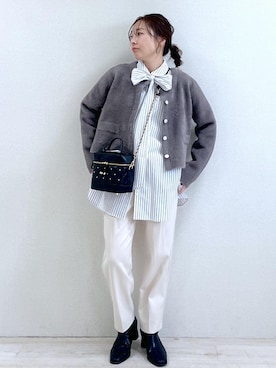 yukaさん(レディース・152cm)の冬コーディネート