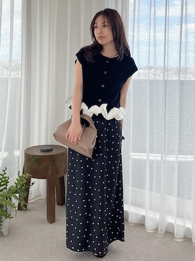 「VIS（ビス）のアイテム（バッグ）」を使った、yukaさん（レディース・152cm）の夏コーディネート