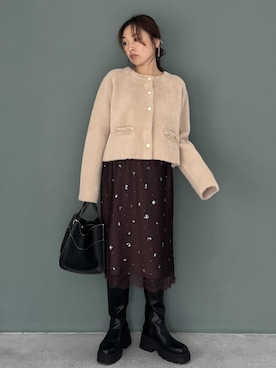 yukaさん(レディース・152cm)の秋コーディネート