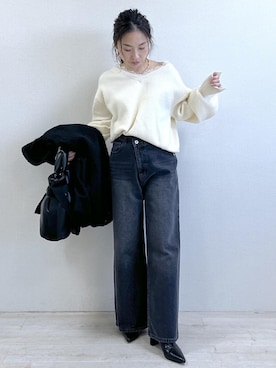 yukaさん（レディース・152cm）の冬コーディネート