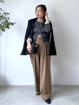 yukaさん（レディース・152cm）の秋コーディネート