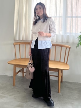 「アイテム（キーホルダー）」を使った、yukaさん（レディース・152cm・40代）の秋コーディネート
