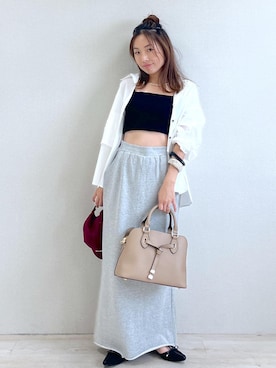 「アイテム（キャミソール）」を使った、yukaさん（レディース・152cm・40代）の夏コーディネート