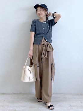 「POLO BCS（ポロ ビーシーエス）のアイテム」を使った、yukaさん（レディース・152cm）の夏コーディネート