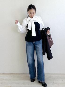 「VIS（ビス）のアイテム」を使った、yukaさん（レディース・152cm）の秋コーディネート