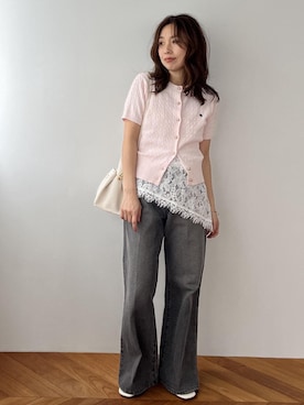 「Juze（ジュゼ）のアイテム」を使った、yukaさん（レディース・152cm）の春コーディネート