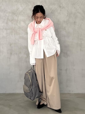 「Juze（ジュゼ）のアイテム」を使った、yukaさん（レディース・152cm）の冬コーディネート