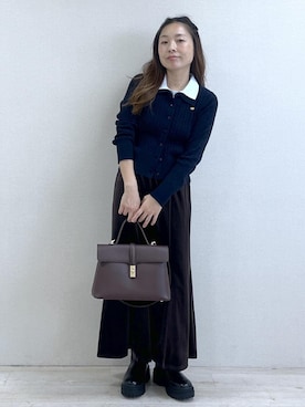 「Juze（ジュゼ）のアイテム」を使った、yukaさん（レディース・152cm）の秋コーディネート