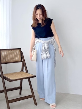 「VIS（ビス）のアイテム」を使った、yukaさん（レディース・152cm）の春コーディネート