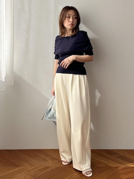 「Juze（ジュゼ）のアイテム」を使った、yukaさん（レディース・152cm）の春コーディネート