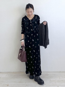 「Juze（ジュゼ）のアイテム」を使った、yukaさん（レディース・152cm）の秋コーディネート