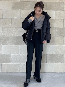 「アイテム（パンプス）」を使った、yukaさん（レディース・152cm・40代）の秋コーディネート