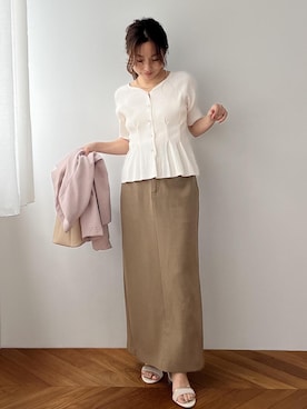 「VIS（ビス）のアイテム」を使った、yukaさん（レディース・152cm）の春コーディネート