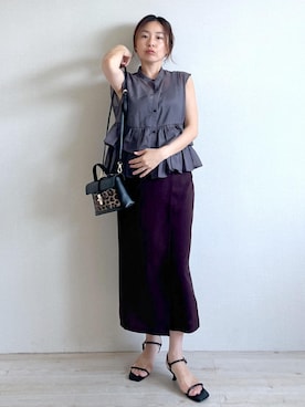 yukaさん（レディース・152cm）の夏コーディネート