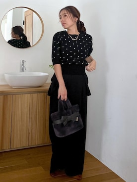「アイテム（アクセサリー）」を使った、yukaさん（レディース・152cm・40代）の夏コーディネート