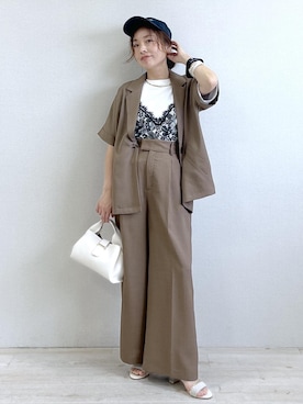 「VIS（ビス）のアイテム」を使った、yukaさん（レディース・152cm）の春コーディネート