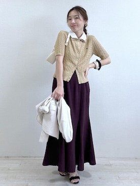「POLO BCS（ポロ ビーシーエス）のアイテム」を使った、yukaさん（レディース・152cm）の夏コーディネート