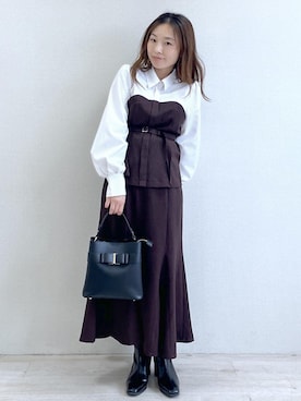 yukaさん(レディース・152cm)の秋コーディネート