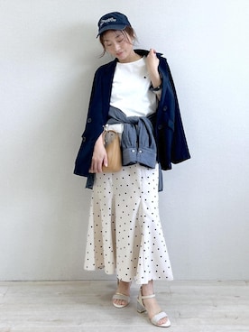 「VIS（ビス）のアイテム」を使った、yukaさん（レディース・152cm）の春コーディネート
