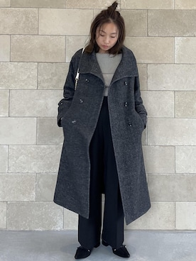 「アイテム（その他アウター）」を使った、yukaさん（レディース・152cm・40代）の秋コーディネート