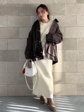 yukaさん（レディース・152cm）の冬コーディネート