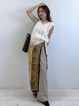 「VIS（ビス）のアイテム」を使った、yukaさん（レディース・152cm）の秋コーディネート