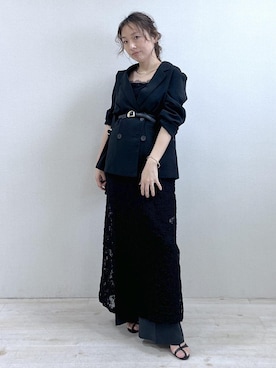 「VIS（ビス）のアイテム（トップス）」を使った、yukaさん（レディース・152cm）の春コーディネート