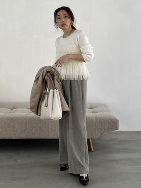 yukaさん（レディース・152cm）の冬コーディネート