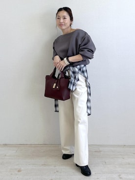 「Juze（ジュゼ）のアイテム」を使った、yukaさん（レディース・152cm）の秋コーディネート