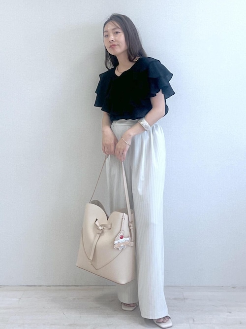 シナモロール】VIS別注ハートカットバッグ(ラージ