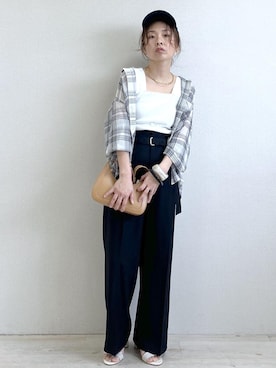 「VIS（ビス）のアイテム」を使った、yukaさん（レディース・152cm）の春コーディネート