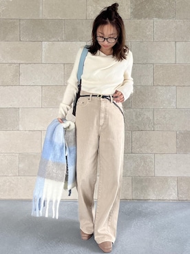 「VIS（ビス）のアイテム」を使った、yukaさん（レディース・152cm）の秋コーディネート