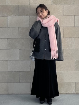 yukaさん(レディース・152cm)の冬コーディネート