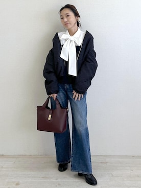 「Juze（ジュゼ）のアイテム」を使った、yukaさん（レディース・152cm）の秋コーディネート
