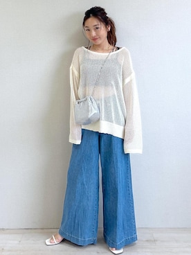 yukaさん(レディース・152cm)の夏コーディネート