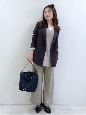 「アイテム（キャミソール）」を使った、yukaさん（レディース・152cm・40代）の秋コーディネート