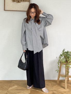 「VIS（ビス）のアイテム（パンツ）」を使った、yukaさん（レディース・152cm）の夏コーディネート