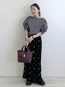 「VIS（ビス）のアイテム」を使った、yukaさん（レディース・152cm）の秋コーディネート