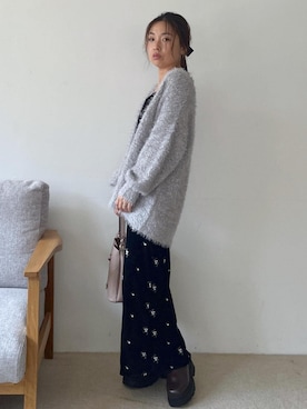 「VIS（ビス）のアイテム（ワンピース）」を使った、yukaさん（レディース・152cm）の秋コーディネート