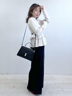 「VIS（ビス）のアイテム（トップス）」を使った、yukaさん（レディース・152cm）の冬コーディネート