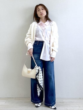 「VIS（ビス）のアイテム（アクセサリー）」を使った、yukaさん（レディース・152cm）の冬コーディネート