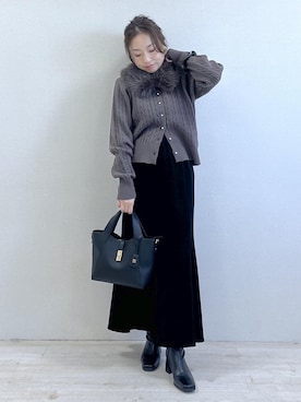 「VIS（ビス）のアイテム」を使った、yukaさん（レディース・152cm）の秋コーディネート