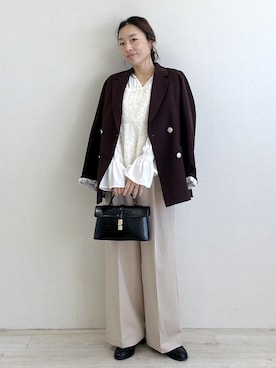 「VIS（ビス）のアイテム」を使った、yukaさん（レディース・152cm）の秋コーディネート