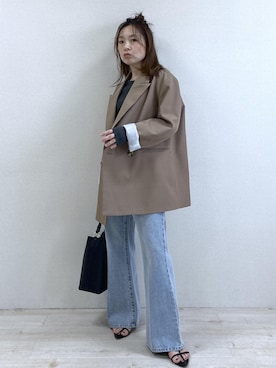 「VIS（ビス）のアイテム」を使った、yukaさん（レディース・152cm）の春コーディネート