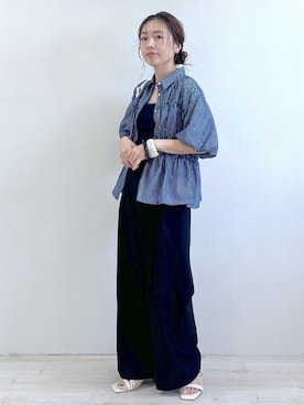 「パンツスタイル」｜yukaさん（レディース・152cm・40代）の夏コーディネート